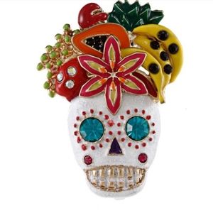 Authentic Betsey Johnson sugar skull Rio ring pink